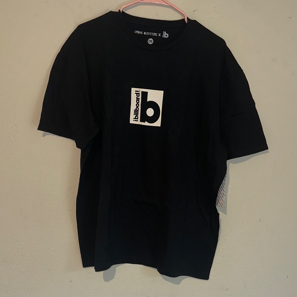 Urban Outfitters Black Tee with Billboard Graphic